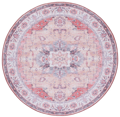 Safavieh Machine Washable Tucson Tsn163P Rust/Beige Rug.