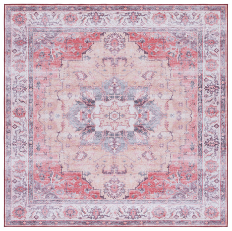 Safavieh Machine Washable Tucson Tsn163P Rust/Beige Rug.