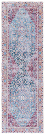 Safavieh Machine Washable Tucson Tsn164M Blue/Red Rug.
