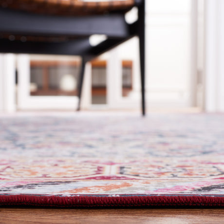 Safavieh Machine Washable Tucson Tsn164M Blue/Red Rug.