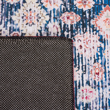 Safavieh Machine Washable Tucson Tsn164M Blue/Red Rug.