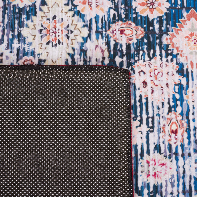 Safavieh Machine Washable Tucson Tsn164M Blue/Red Rug.