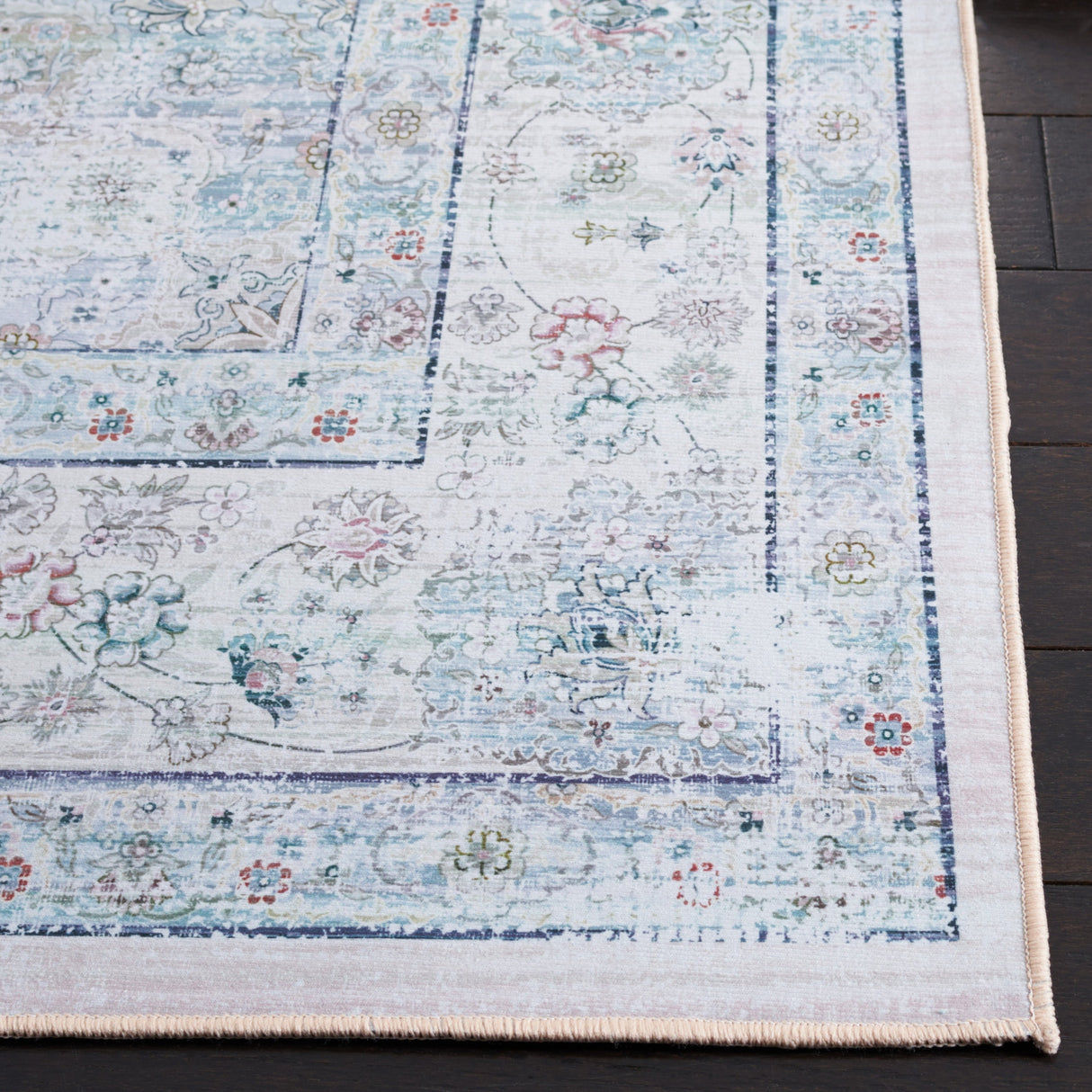 Safavieh Machine Washable Tucson Tsn165B Beige/Green Rug.