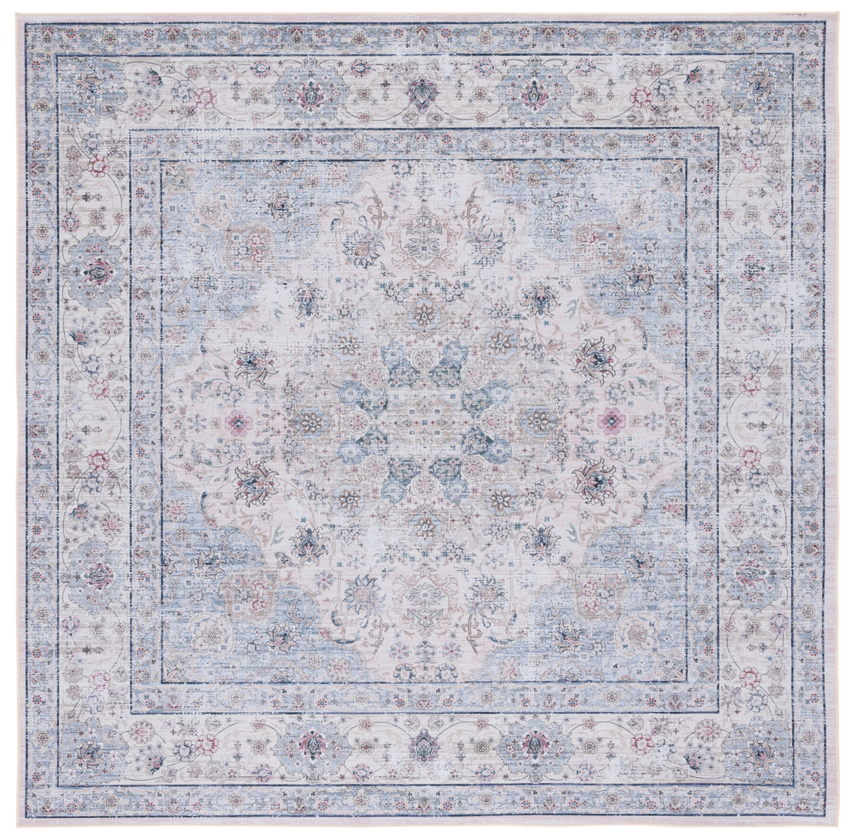 Safavieh Machine Washable Tucson Tsn165B Beige/Green Rug.