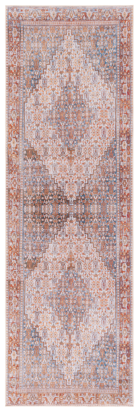 Safavieh Machine Washable Tucson Tsn166B Beige/Rust Rug.