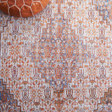 Safavieh Machine Washable Tucson Tsn166B Beige/Rust Rug.