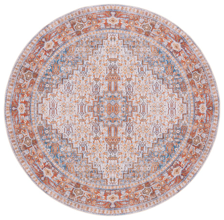 Safavieh Machine Washable Tucson Tsn166B Beige/Rust Rug.