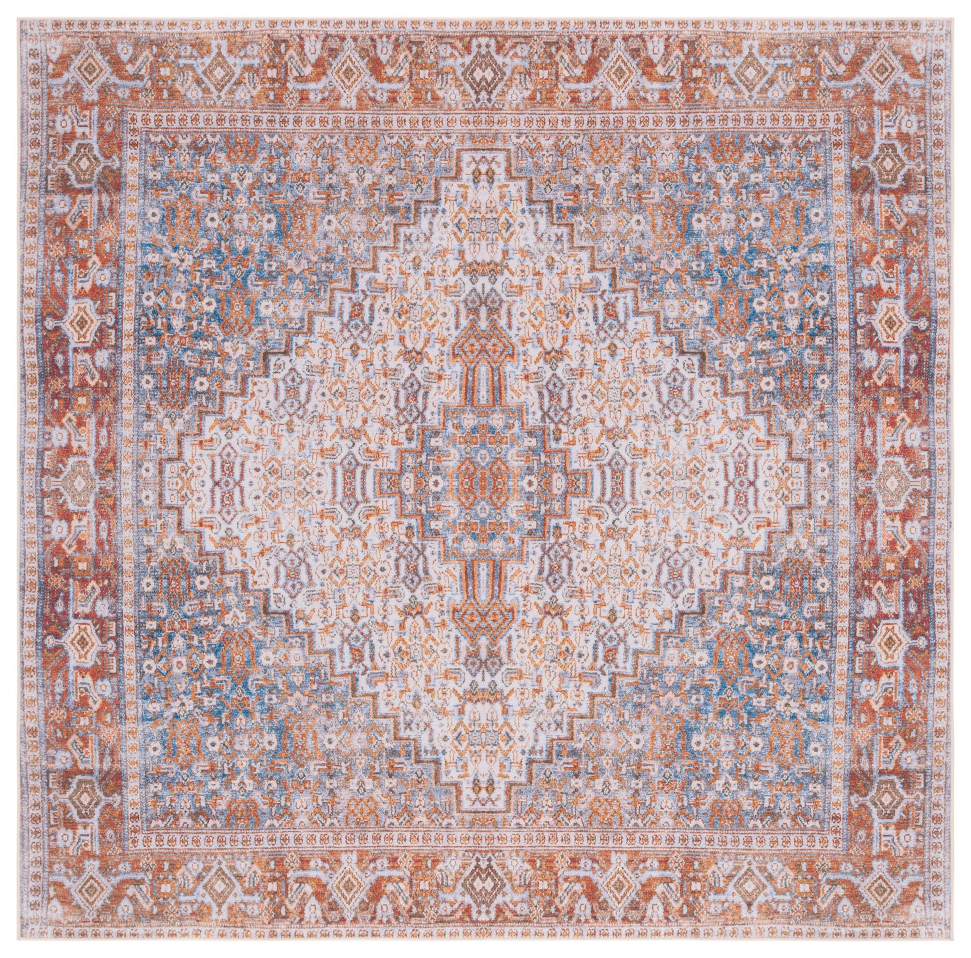 Safavieh Tucson Tsn166B Beige/Rust Area Rug