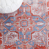 Safavieh Machine Washable Tucson Tsn167P Rust/Blue Rug.