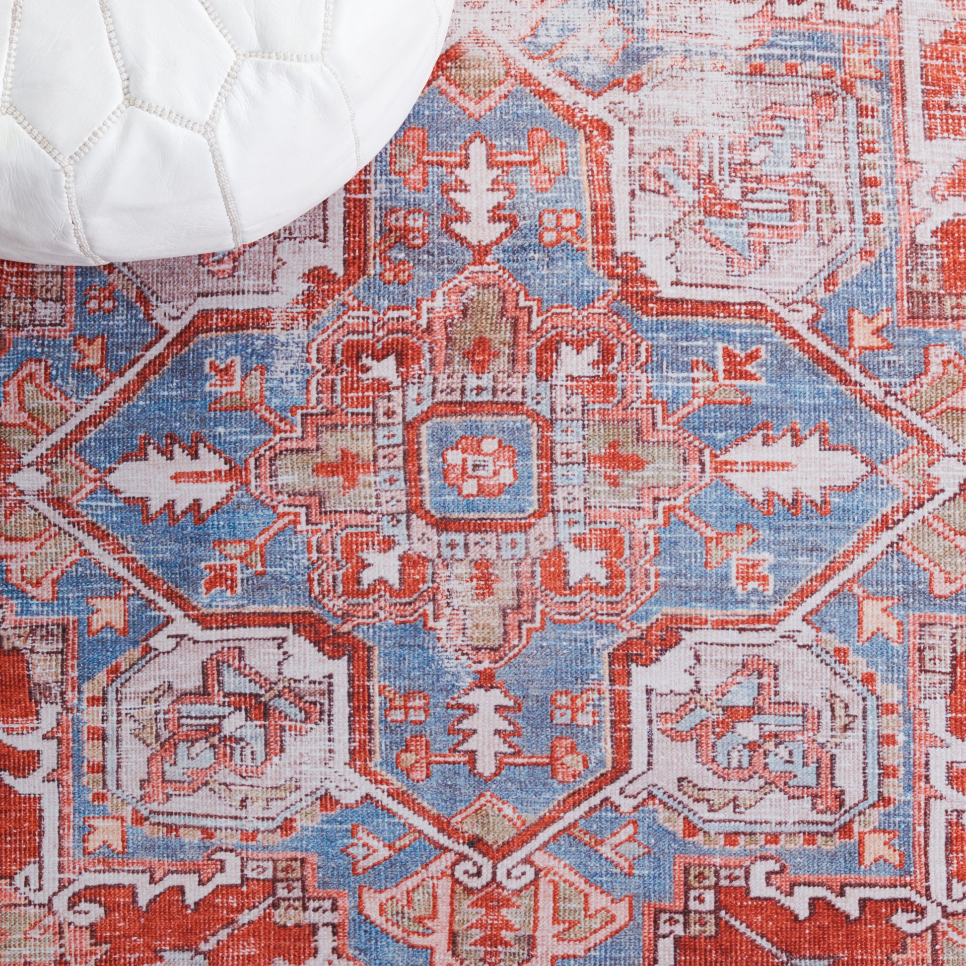 Safavieh Tucson Tsn167P Rust/Blue Area Rug