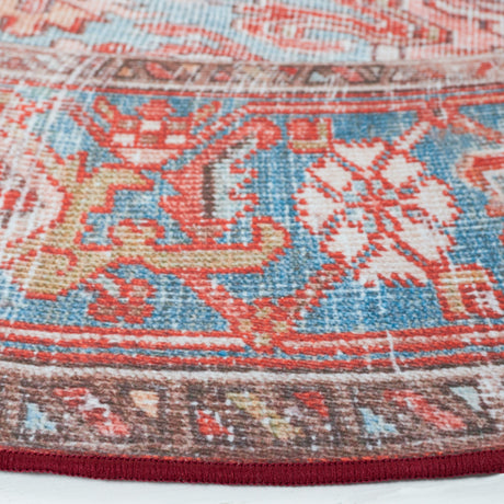 Safavieh Machine Washable Tucson Tsn167P Rust/Blue Rug.