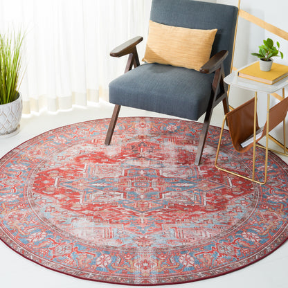 Safavieh Tucson Tsn167P Rust/Blue Area Rug