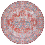 Safavieh Machine Washable Tucson Tsn167P Rust/Blue Rug.