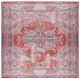 Safavieh Machine Washable Tucson Tsn167P Rust/Blue Rug.