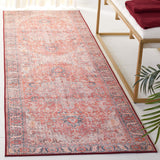 Safavieh Machine Washable Tucson Tsn168P Rust/Navy Rug.