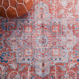 Safavieh Machine Washable Tucson Tsn168P Rust/Navy Rug.