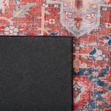 Safavieh Machine Washable Tucson Tsn168P Rust/Navy Rug.
