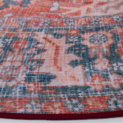 Safavieh Tucson Tsn168P Rust/Navy Area Rug