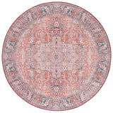 Safavieh Machine Washable Tucson Tsn168P Rust/Navy Rug.
