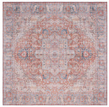 Safavieh Machine Washable Tucson Tsn168P Rust/Navy Rug.
