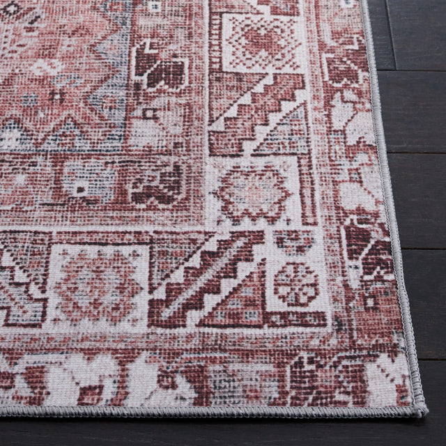 Safavieh Machine Washable Tucson Tsn169P Light Rust/Beige Rug.