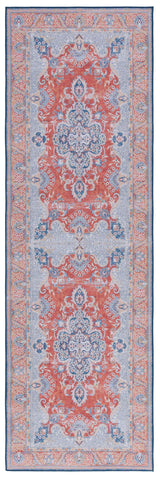 Safavieh Machine Washable Tucson Tsn171P Rust/Blue Rug.