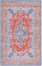 Safavieh Machine Washable Tucson Tsn171P Rust/Blue Rug.
