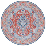 Safavieh Machine Washable Tucson Tsn171P Rust/Blue Rug.