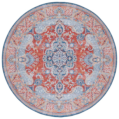 Safavieh Tucson Tsn171P Rust/Blue Area Rug