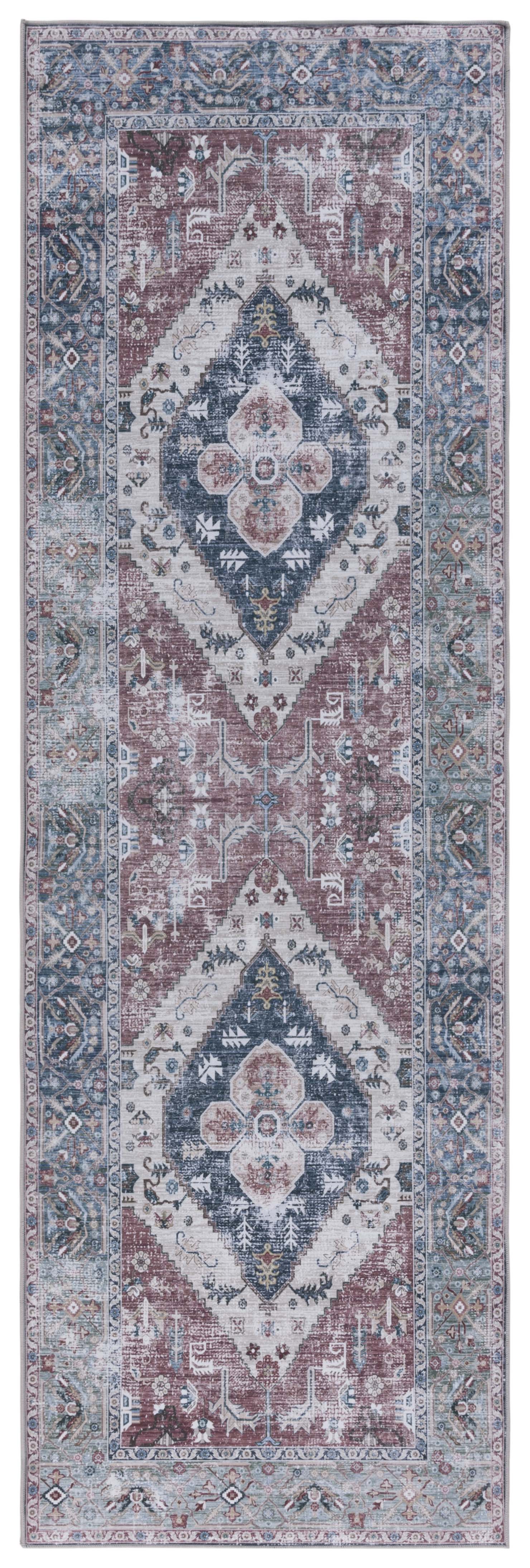 Safavieh Tucson Tsn172P Rust/Navy Area Rug