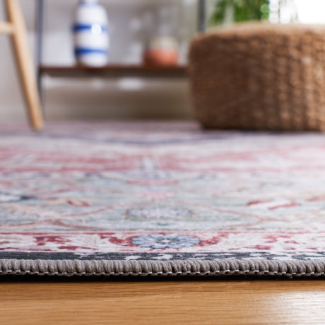 Safavieh Machine Washable Tucson Tsn172P Rust/Navy Rug.
