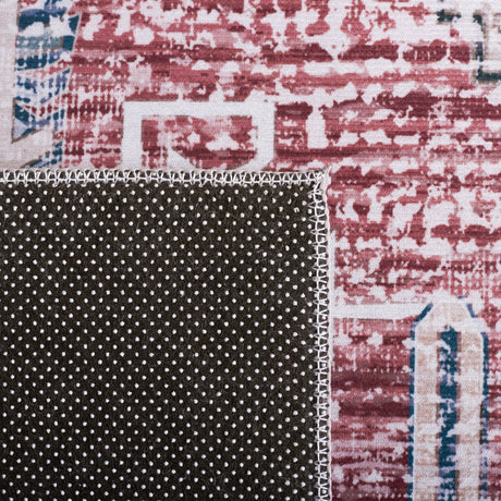Safavieh Machine Washable Tucson Tsn172P Rust/Navy Rug.