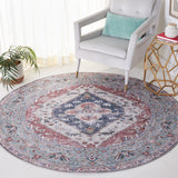 Safavieh Machine Washable Tucson Tsn172P Rust/Navy Rug.