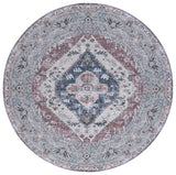 Safavieh Machine Washable Tucson Tsn172P Rust/Navy Rug.