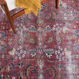 Safavieh Machine Washable Tucson Tsn174Q Red/Beige Rug.