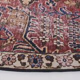 Safavieh Machine Washable Tucson Tsn174Q Red/Beige Rug.