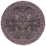 Safavieh Machine Washable Tucson Tsn175Y Dark Green/Rust Rug.