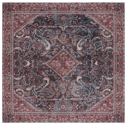 Safavieh Tucson Tsn175Y Dark Green/Rust Area Rug