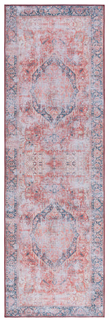 Safavieh Machine Washable Tucson Tsn177P Rust/Navy Rug.