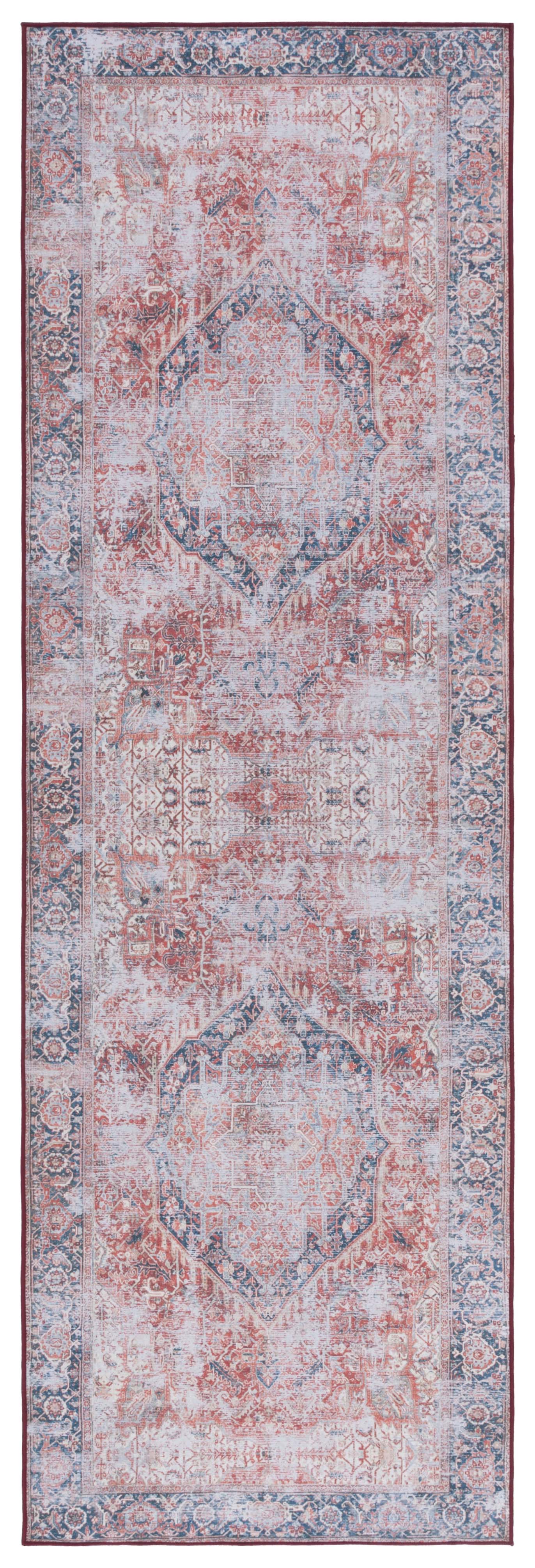 Safavieh Tucson Tsn177P Rust/Navy Area Rug