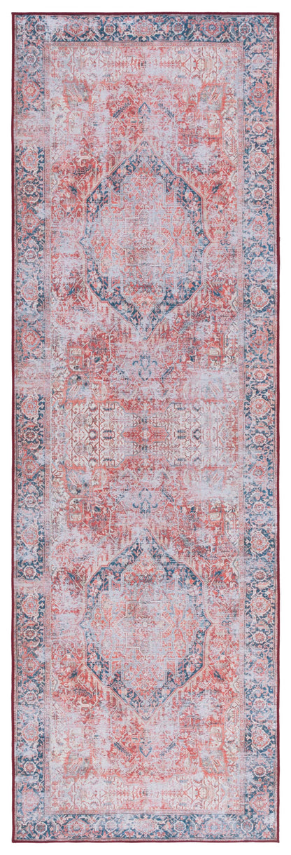 Safavieh Tucson Tsn177P Rust/Navy Area Rug