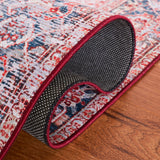 Safavieh Machine Washable Tucson Tsn177P Rust/Navy Rug.