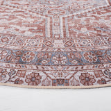 Safavieh Machine Washable Tucson Tsn180F Grey/Rust Rug.
