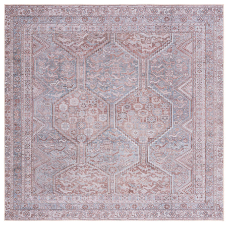 Safavieh Machine Washable Tucson Tsn180F Grey/Rust Rug.