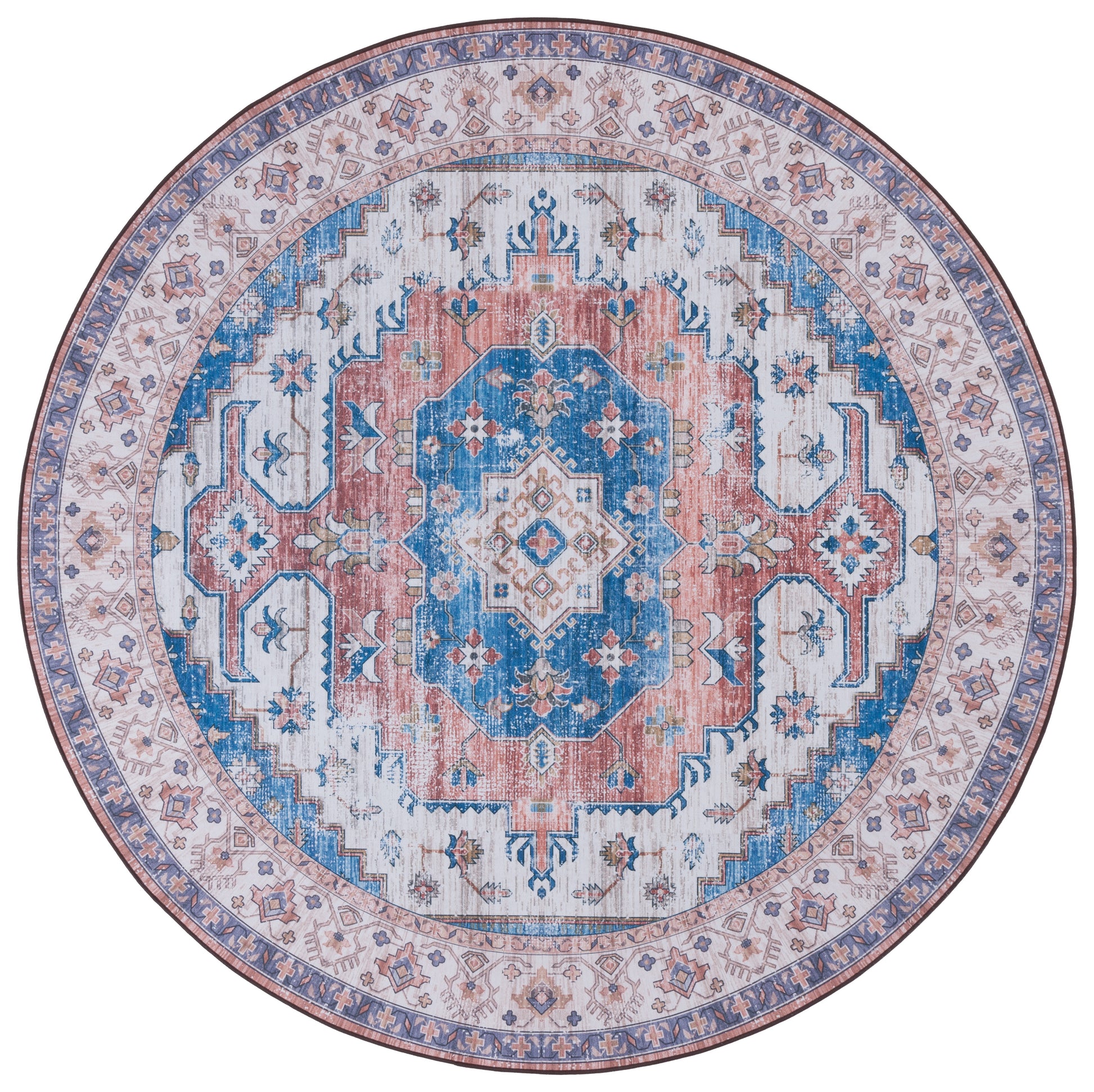 Safavieh Tucson Tsn181B Beige/Blue Area Rug