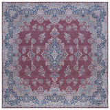 Safavieh Machine Washable Tucson Tsn182Q Red/Navy Rug.