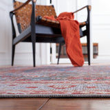 Safavieh Machine Washable Tucson Tsn183M Blue/Rust Rug.