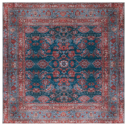 Safavieh Tucson Tsn183M Blue/Rust Area Rug