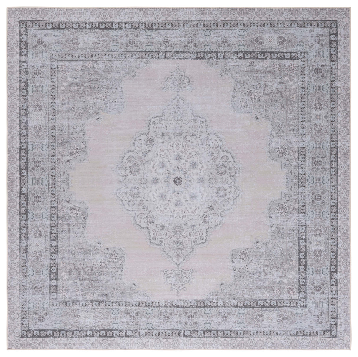 Safavieh Machine Washable Tucson Tsn184B Beige/Light Green Rug.