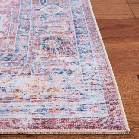 Safavieh Machine Washable Tucson Tsn185P Rust/Beige Rug.